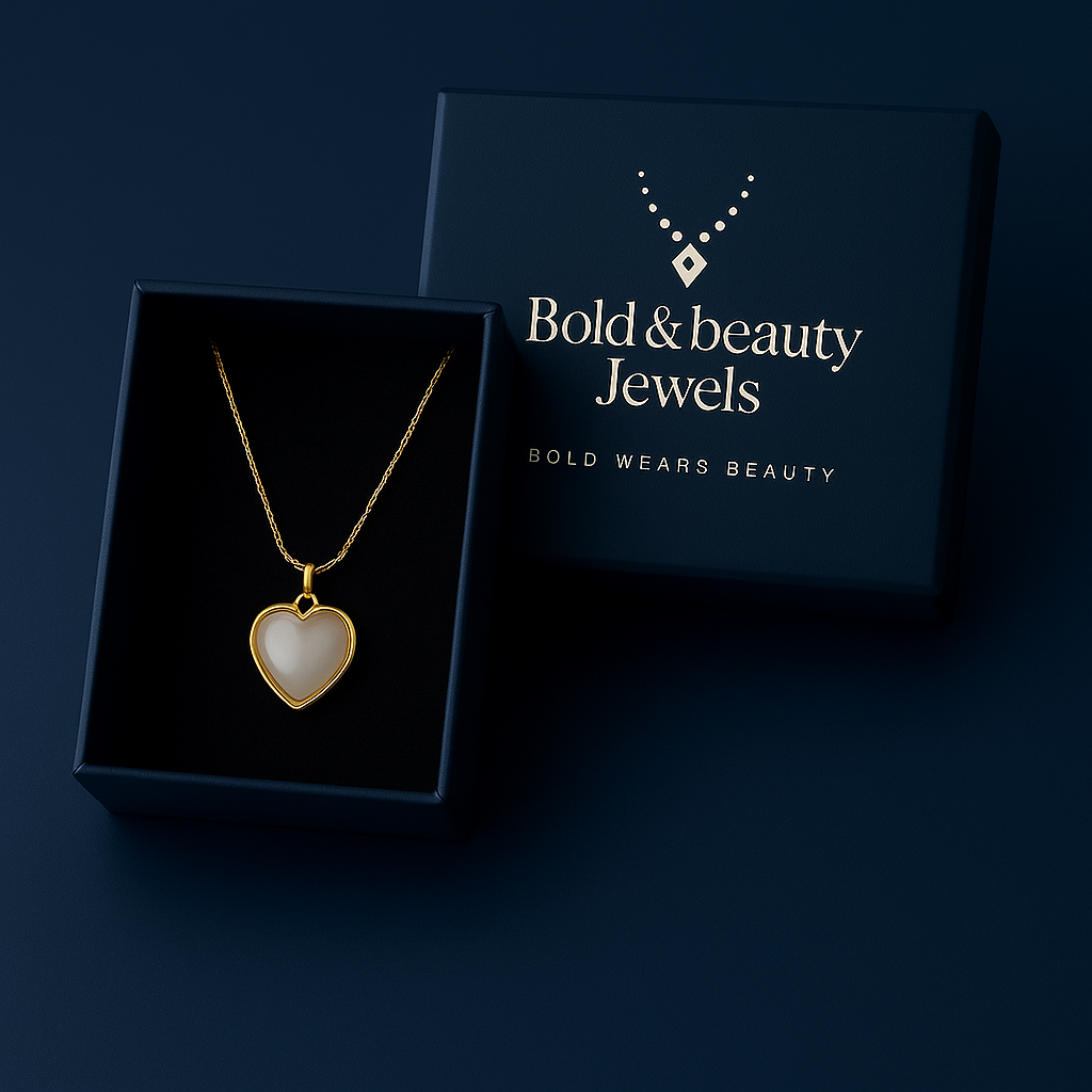 Elegant Gold Heart Pendant Necklace