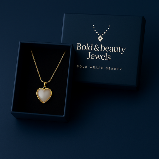 Elegant Gold Heart Pendant Necklace